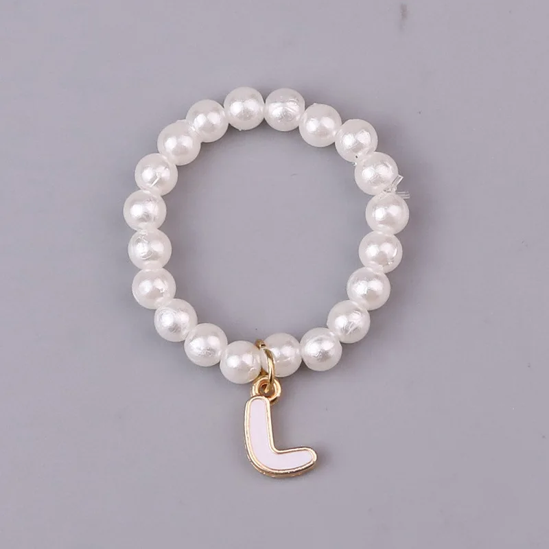Pendant For Mini Labubu 4.0 Mini Version Labubu 4th Generation 26 - Letter Pearl Necklace For The 4th Generation