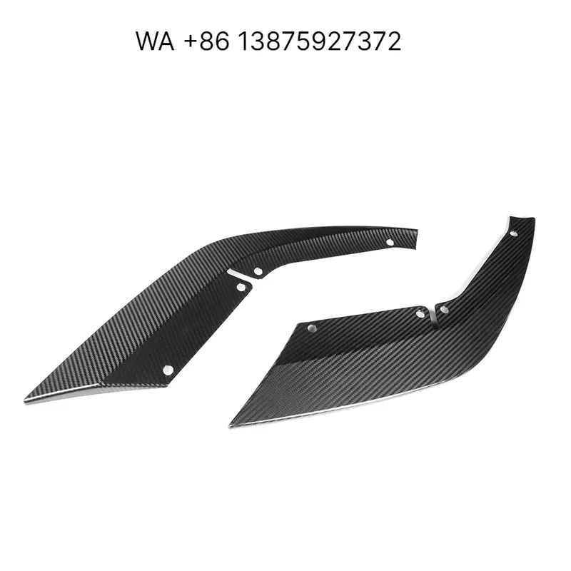 Wmwmnu ST Style Carbon Fiber Front Bumper Chin Lip Spoiler for F90 M5 LCI 2021 Up - view 4