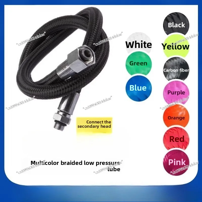 

LP Hose Secondary Head Italian Scuba Diving Braided Low Pressure Hose No Packaging