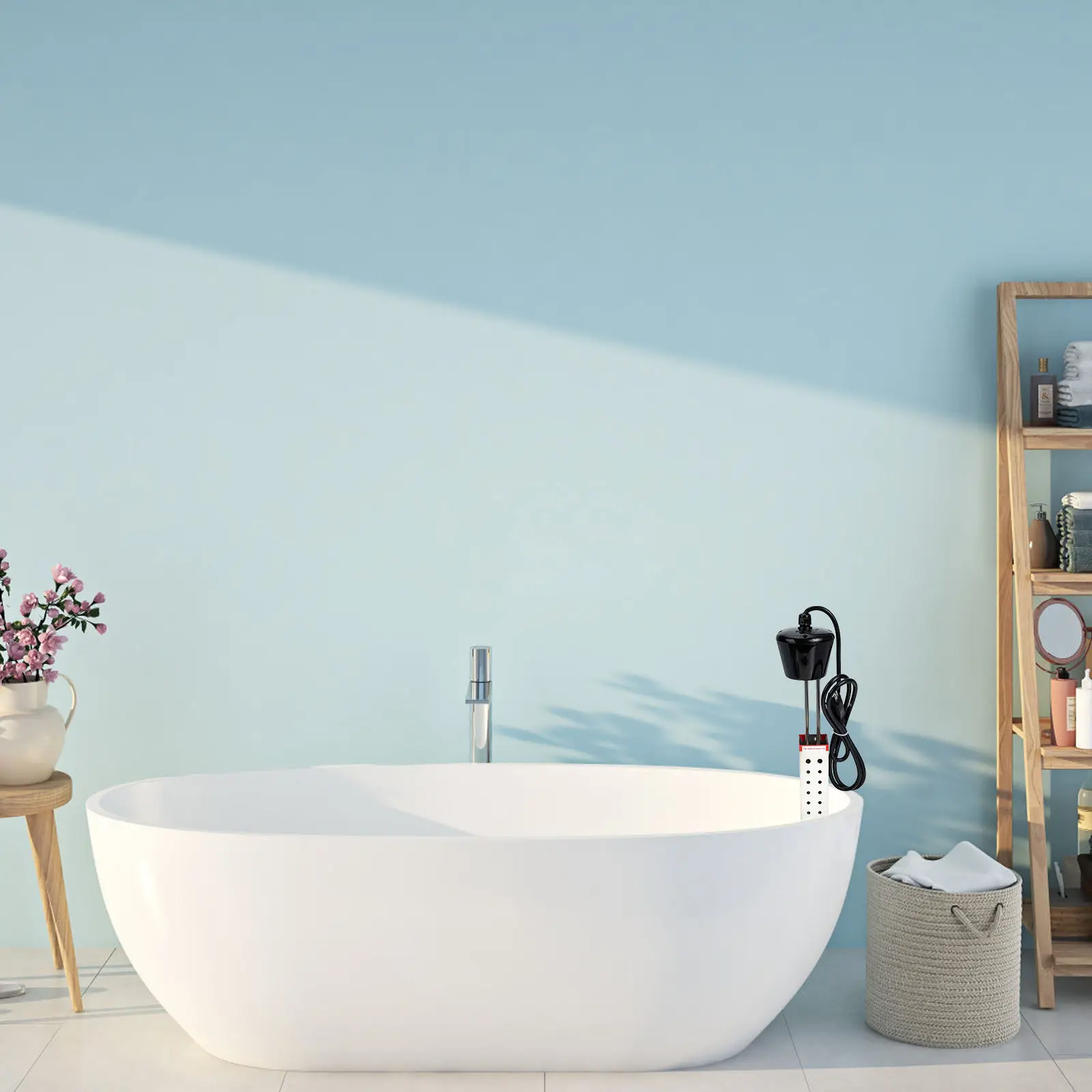 

Портативный погружной водонагреватель 1500 Вт для надувных бассейнов, ванн, бочек, умывальников, для зимнего кемпинга и путешествий