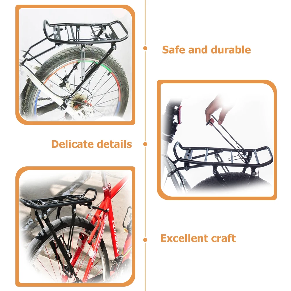 Bike Rack Bicycles Supply Adjustable Back Rear Tail Holder Detachable Professional Carrier Daily Aluminum Alloy Shelf Luggage