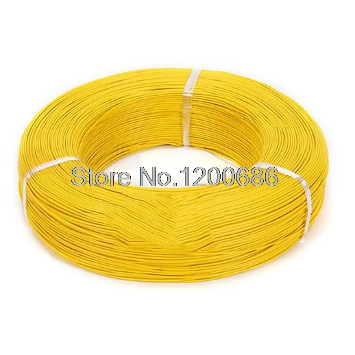 UL1571#28AWG 7/0.12TS YELLOW 10 metres 28AWG Flexible Electronic Wire 28awg  PVC Electronic Wire DIY Repair Cable Connect