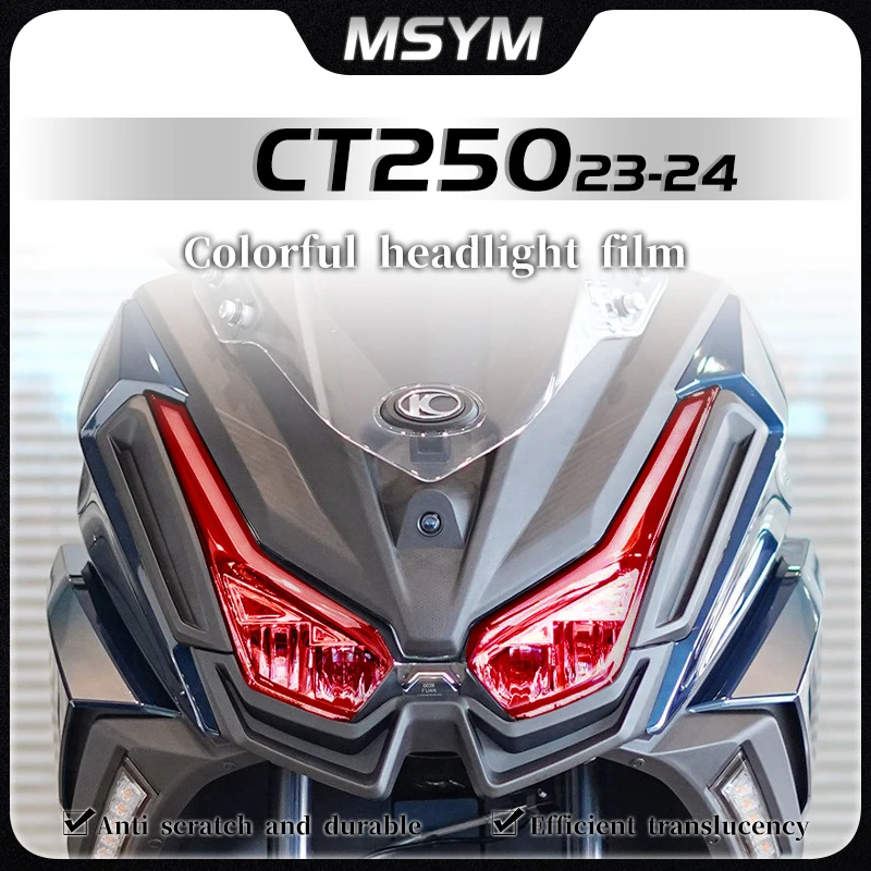 For KYMCO XCITING CT250 Xciting ct250 2023 2024 Instrument film headlight film transparent protective film sticker accessories