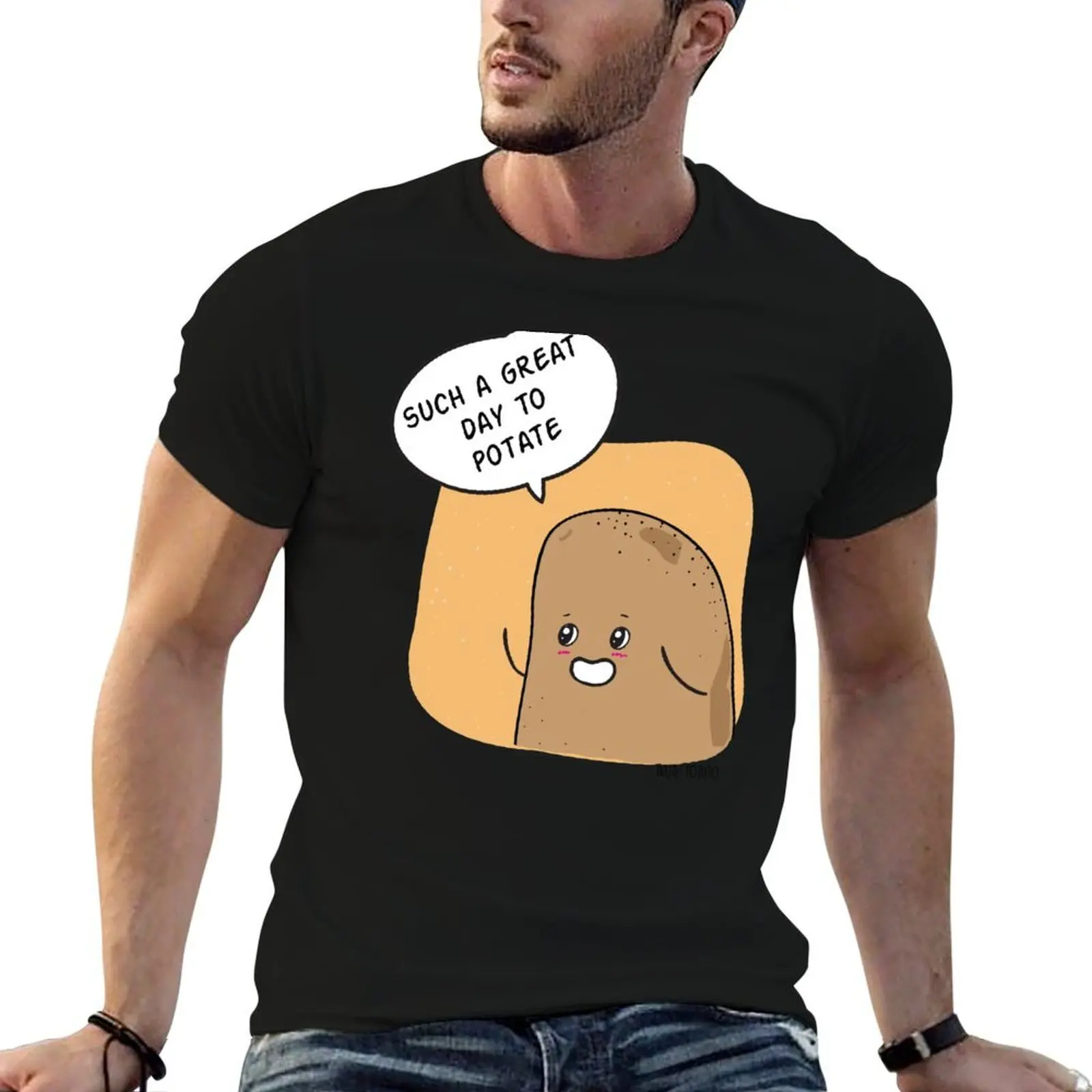 Great Day to Potate - T-shirt à manches courtes Big and Tall de la marque Truth Potato