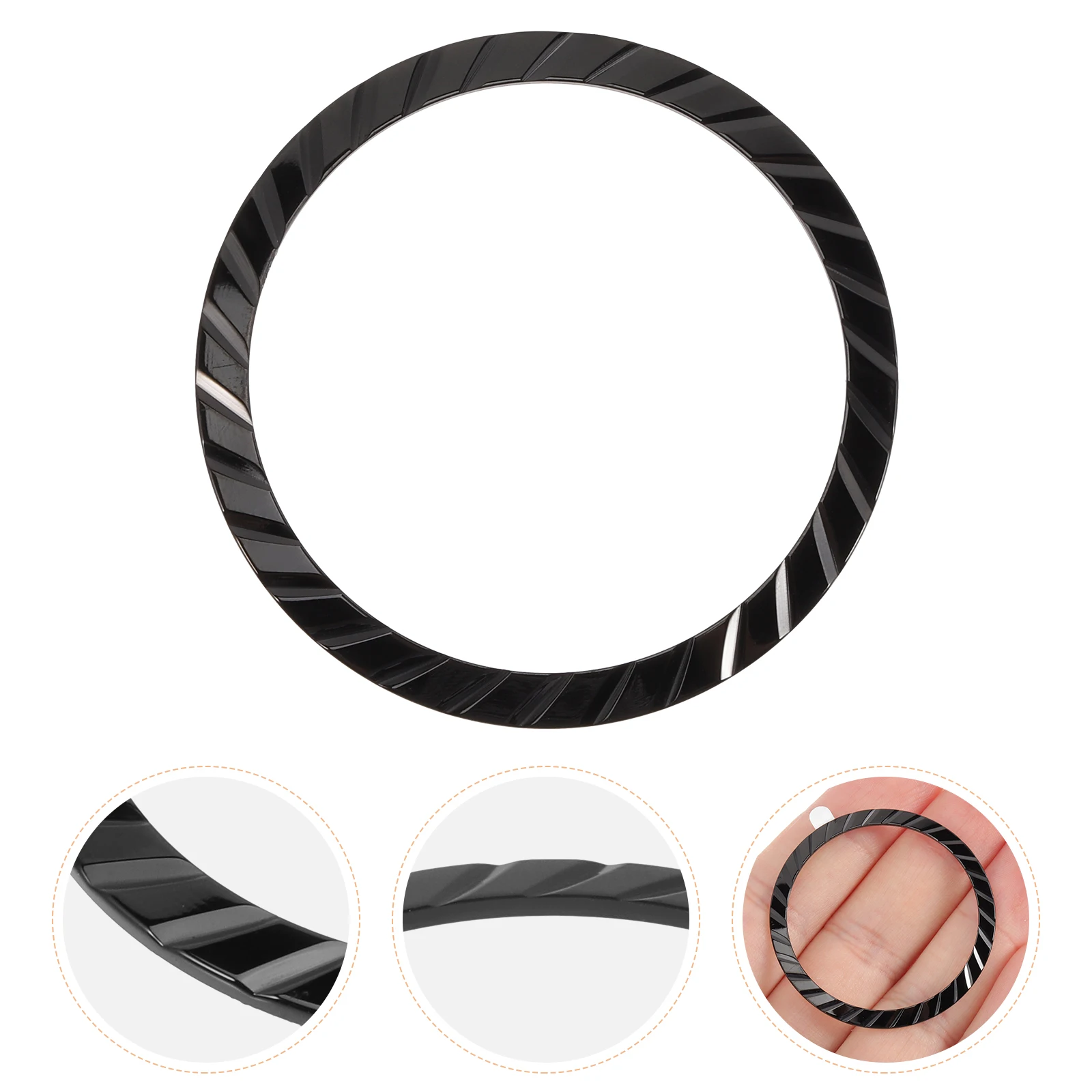 

Stainless Steel Watch Bezel Metal Protective Dial Ring Scratch Resistant Lightweight Decorative Replacement Accessory Elegant