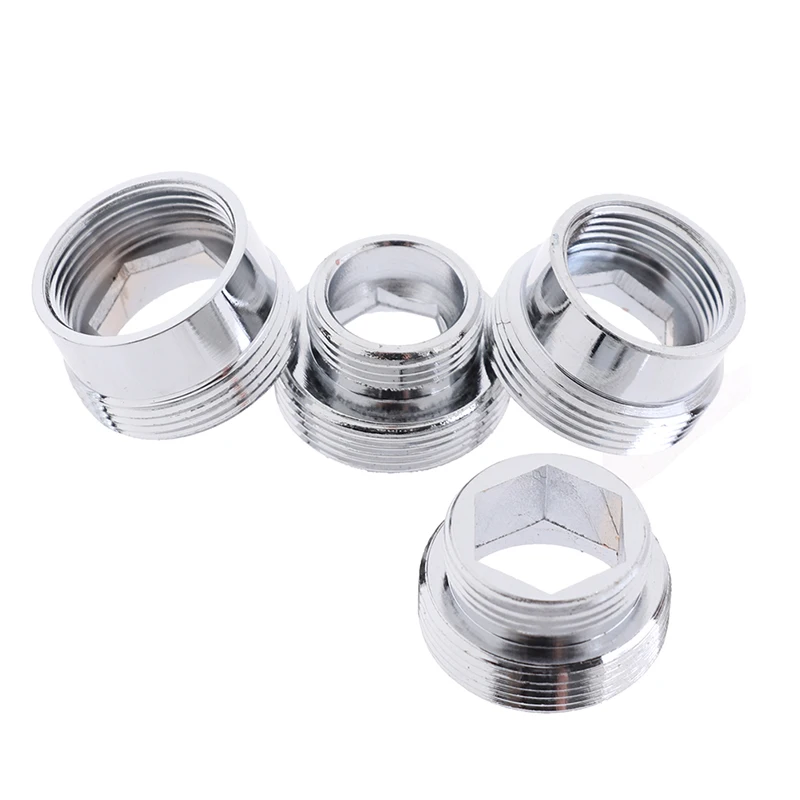 蛇口アダプターセット16/18/20/22/24mm〜22mm,ワッシャー付き,金属製,バスルームアクセス