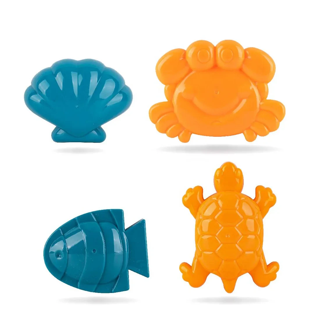 Giocattolo estivo all'aperto Stampo per barca in plastica da 9 pezzi Giocattoli per bambini che giocano con la sabbia sulla spiaggia di neve