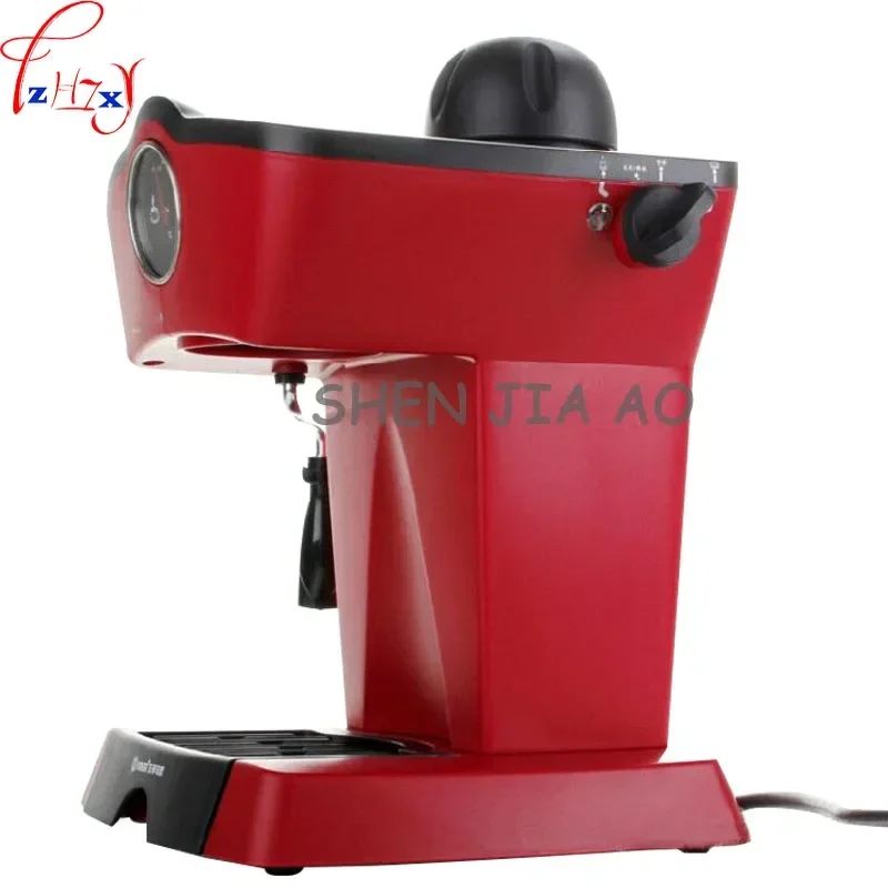 220V Household Italian Semi-Automatic Pump Coffee Machine Pressure Steam Cappuccino Coffee Machine Coffee Pot Espresso Machine