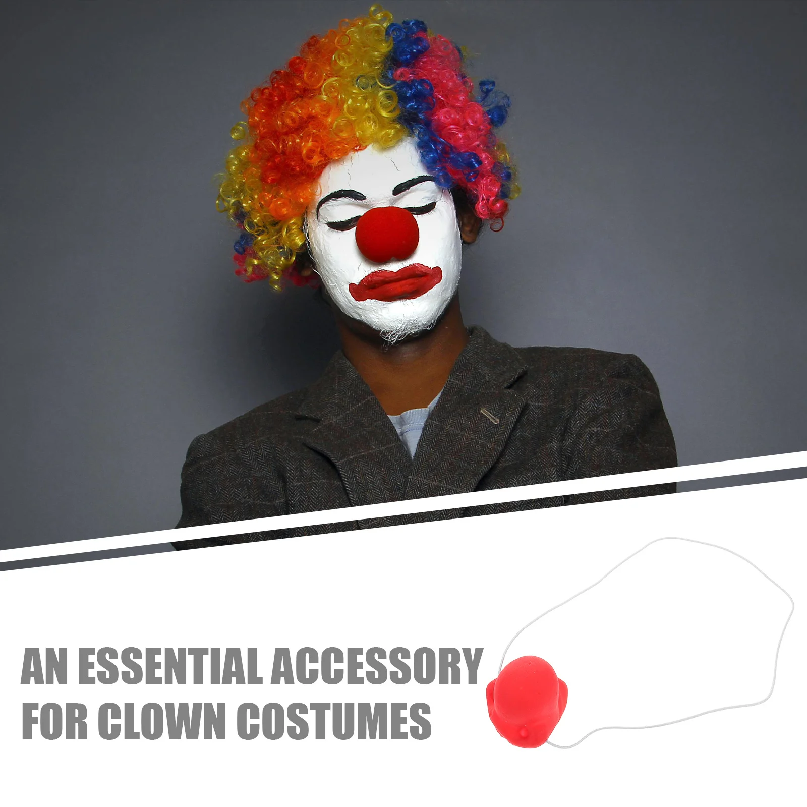 10 szt. Mały Czerwony Nos Klauna dla Dorosłych i Dzieci, Akcesoria do Kostiumów, Dekoracje na Imprezy Cyrkowe, Karnawałowe, Rekwizyty Dekoracyjne na Występy Sceniczne