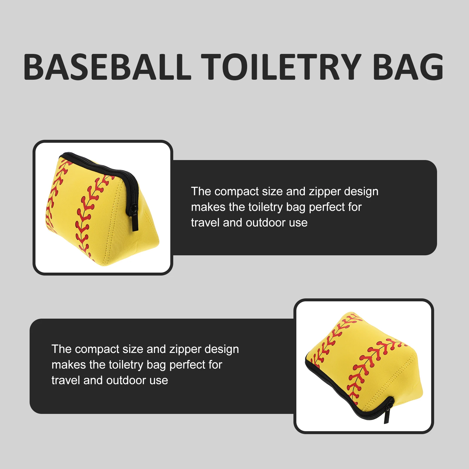 

Baseball Storage Bag Makeup Travel Cosmetics Pouch High Quality Toiletry for Women Bags