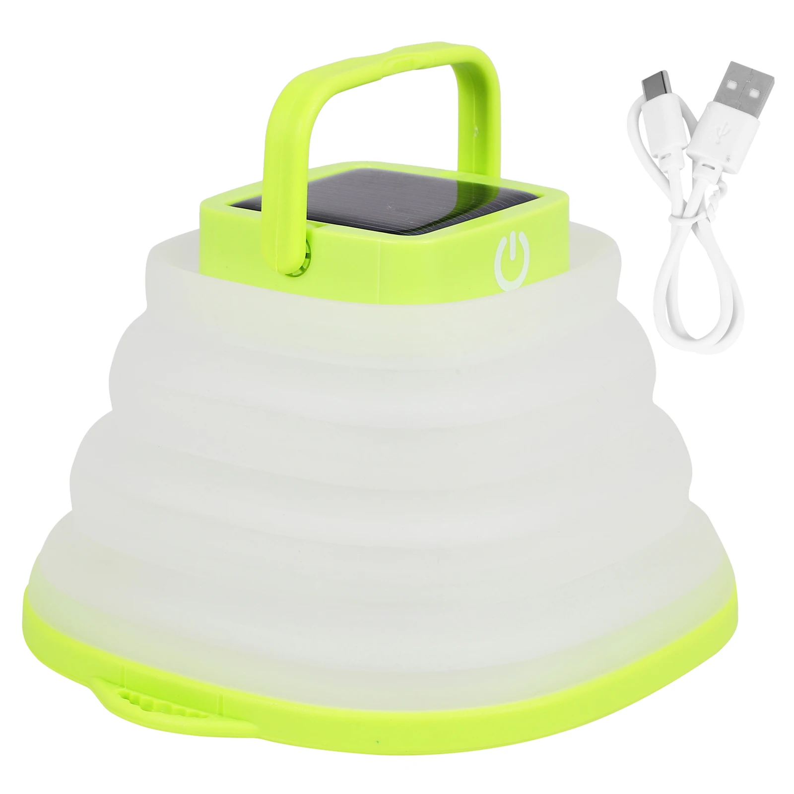 فانوس التخييم LED القابل للطي، مصباح خيمة من السيليكون، لوحة طاقة شمسية، مصباح تخييم مقاوم للماء لطاقة المغامرة الخارجية