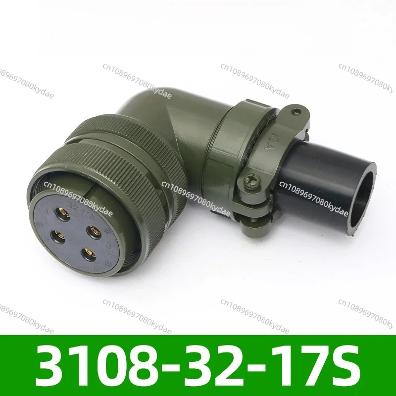 

4-контактный водонепроницаемый авиационный разъем MS3108A32-17S MS3102A32-17P, 1 шт.