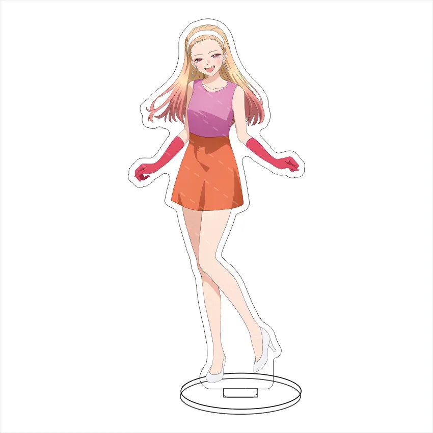 Zdjęcie 6: 16CM Anime Akrylowy Stojak My Dress-Up Darling Kitagawa Marin Inui Sajuna Inui Shinju Figurki Ozdobne Wykwintne Prezenty