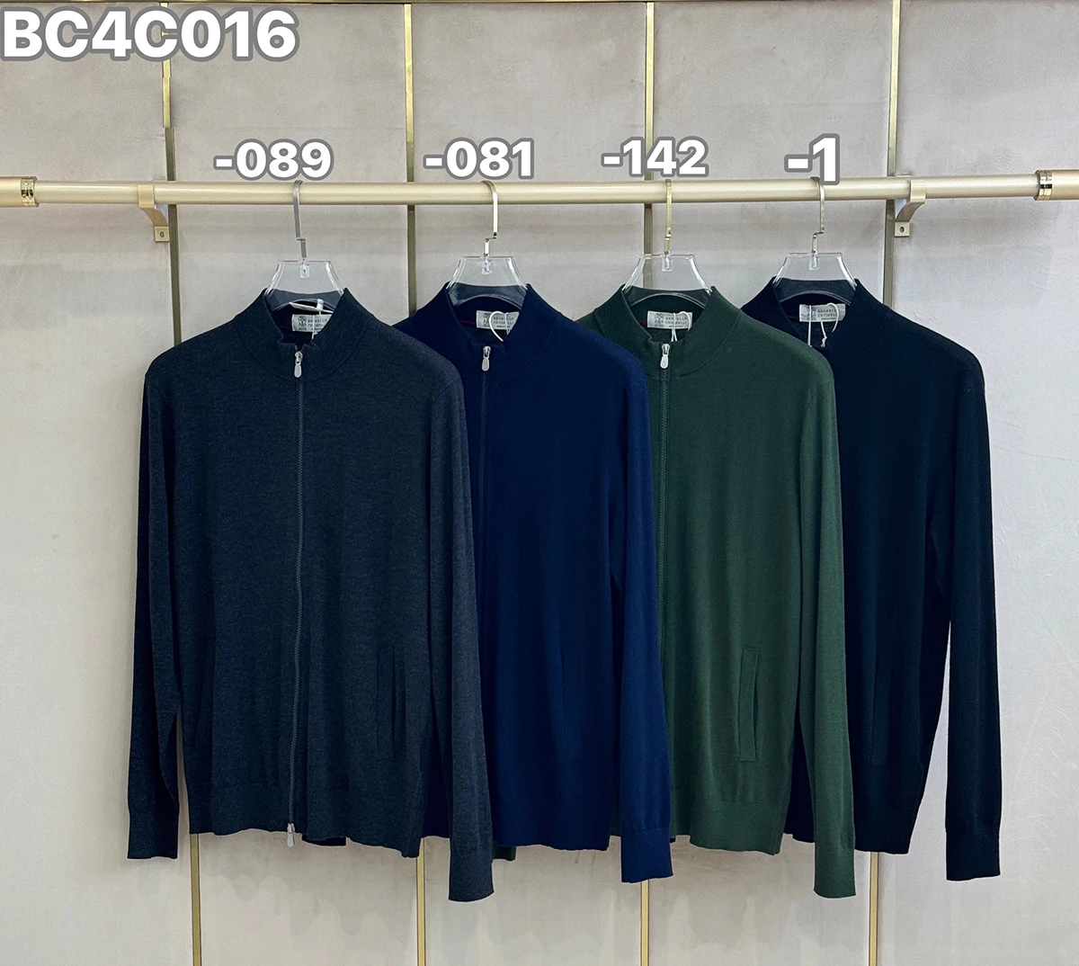 

BILLIONAIRE BLKA CPTG Sweater Cashmer Cardigan Coat men's 2025 Autumn winter new knitting zipper quality elastic big M-4XL