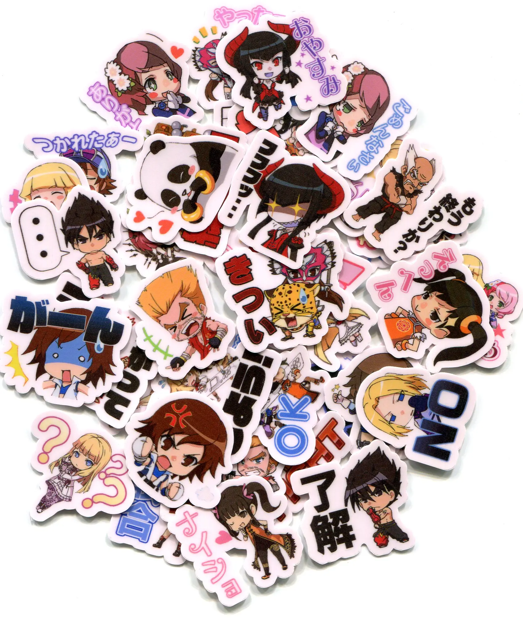 40pcs 3cm Tekken MishimaKazuya Sticker Z 1536