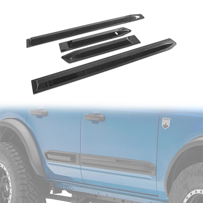 

XDS Up To Date LUMA Off-road ABS Door Side Sill Molding Trims Body Molding Strips For Bronco 2021+ 4 Door Raptor Accessorie