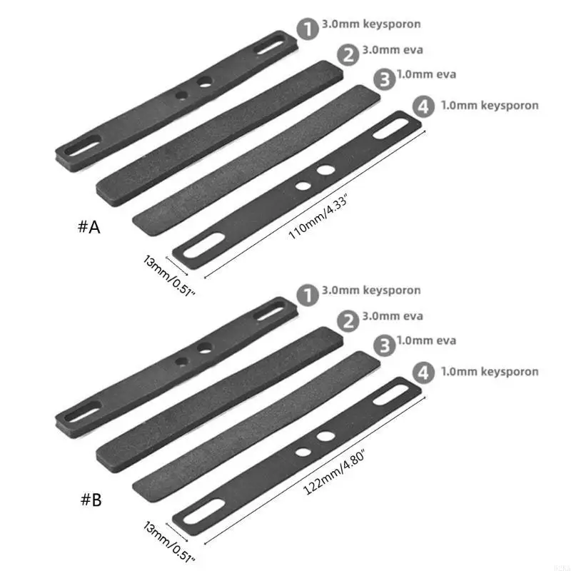 62ka Space Bar Baresosection Foam для механической клавишной спутниковой панели вала звукоизоляционная хлопковая прокладка 6.25U