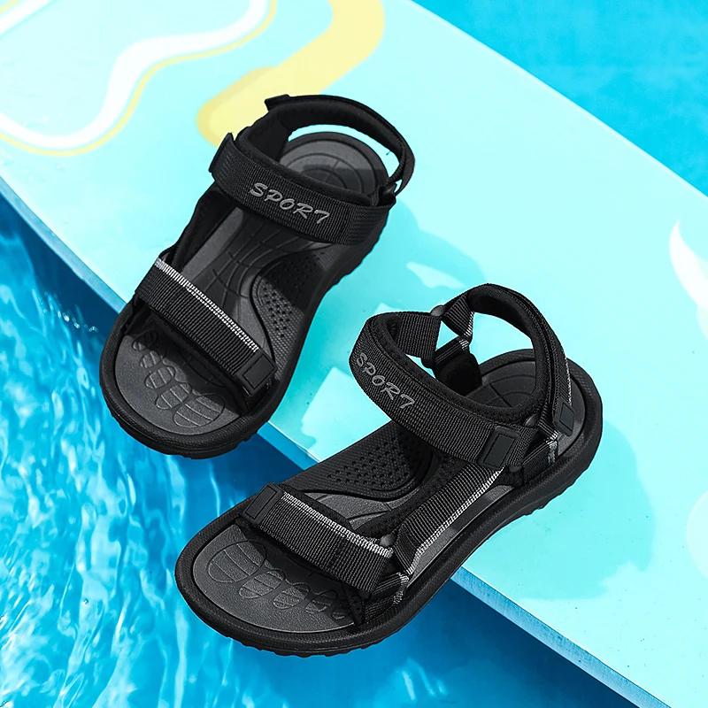 Fashion Brand Kids Sandals Shoes Soft Sole Non-slip Boys Girls Sandals Toddler Children's Shoes 2025 Summer Beach