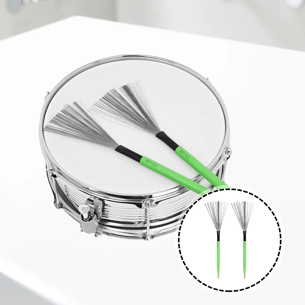 

Maple Sticks Wire Brush Drum Brushes Accessories Drumsticks Percussion Special Instrument