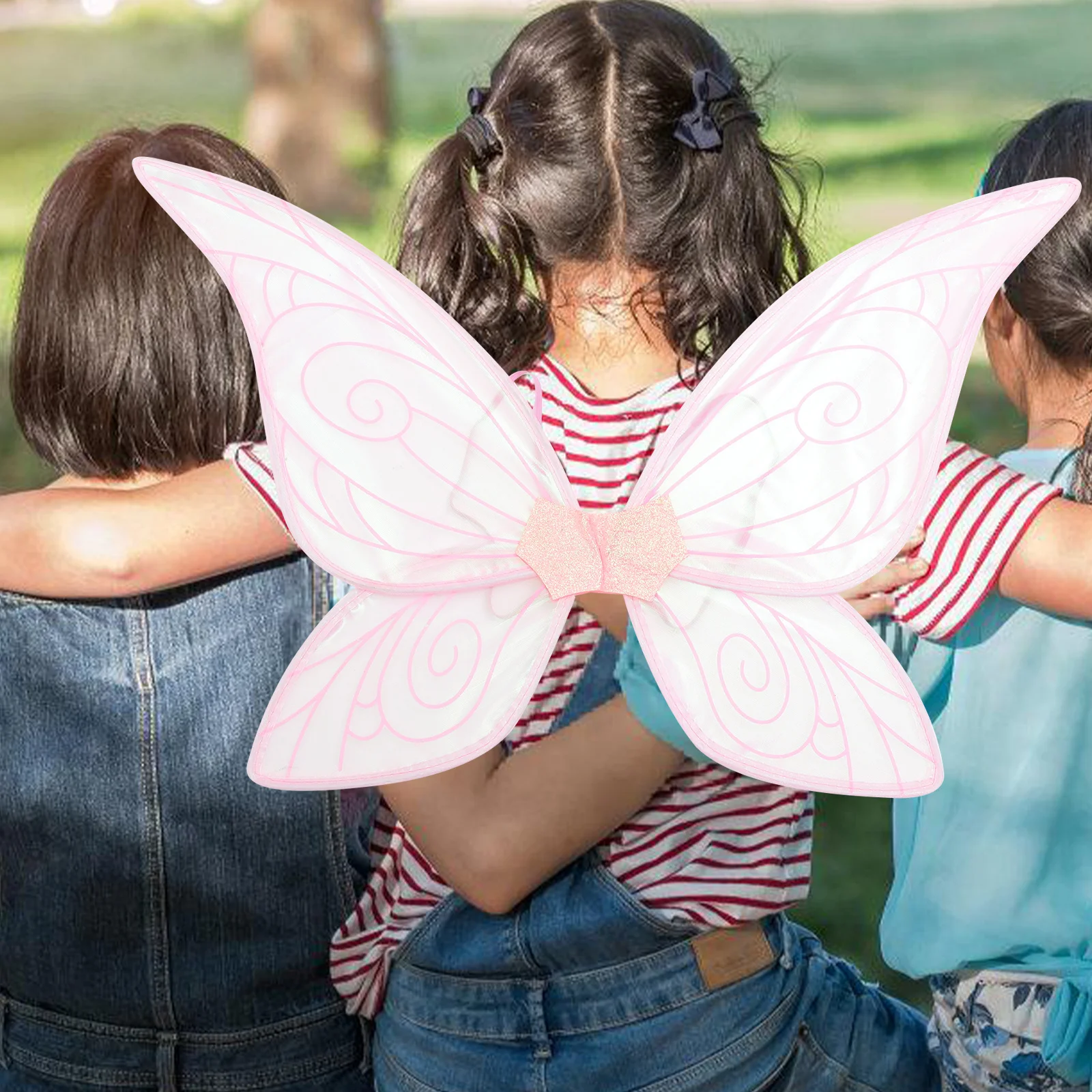 

Складные крылья бабочки, крылья феи для женщин и детей, взрослых, вечерние косплей, реквизит для фотобудки, легкий декор с крыльями ангела, портативный