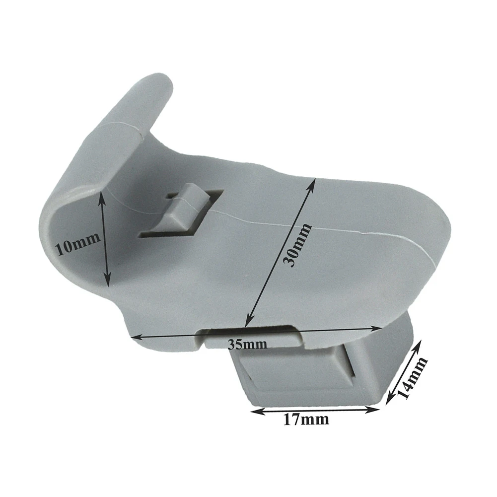 Gancho gris para visera de coche, Clips de piezas para Mazda 3, 5, 6, CX-7, CX-9, MPV, soporte de gancho, percha, OE LC6269261B77