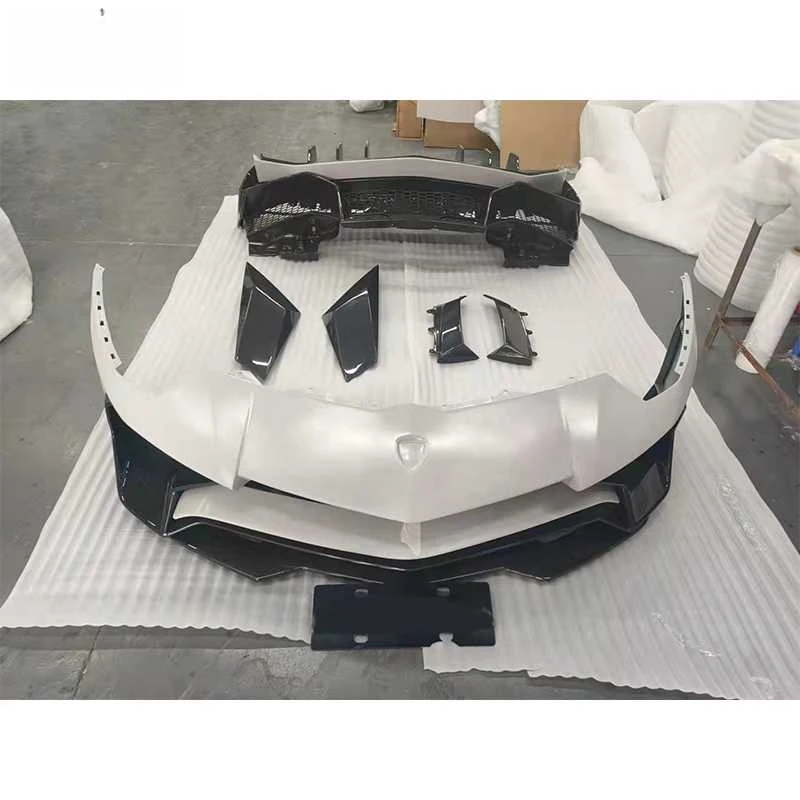 Suitable for Lamborghini Aventador LP700 LP720 2011-2015, Upgrade LP750 SV Style Partial Dry Glossy Carbon Fiber Body Kit