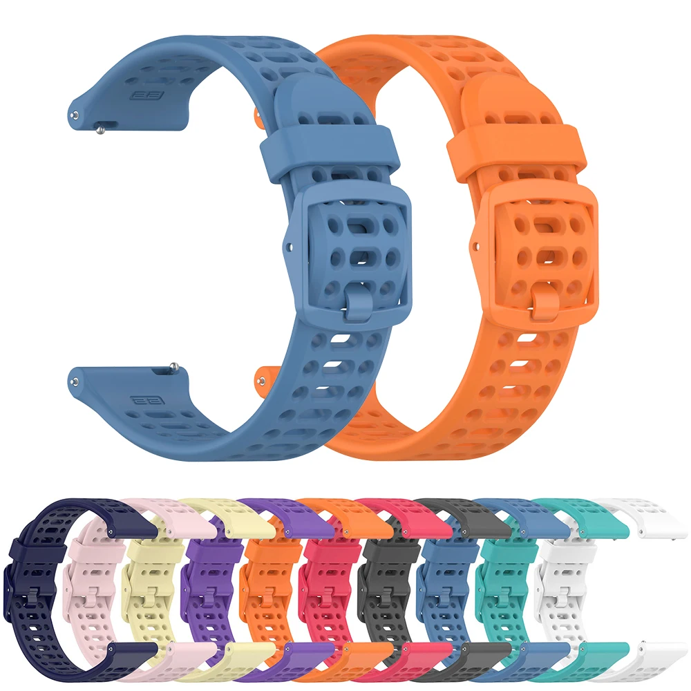 Silicone Strap For Amazfit Helio Smart Watch Band 22mm Bracelet Wristband For Amazfit T-Rex3 Pro 48mm/Balance/Bip 6 5 Correa