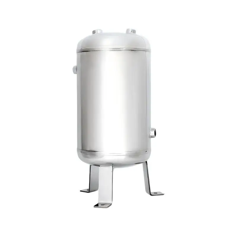 15L Vertical 304 Stainless Steel Tank Vacuum Buffer Pressure Vertical Gas Storage Tank Withstand Pressure ≤1.25Mpa