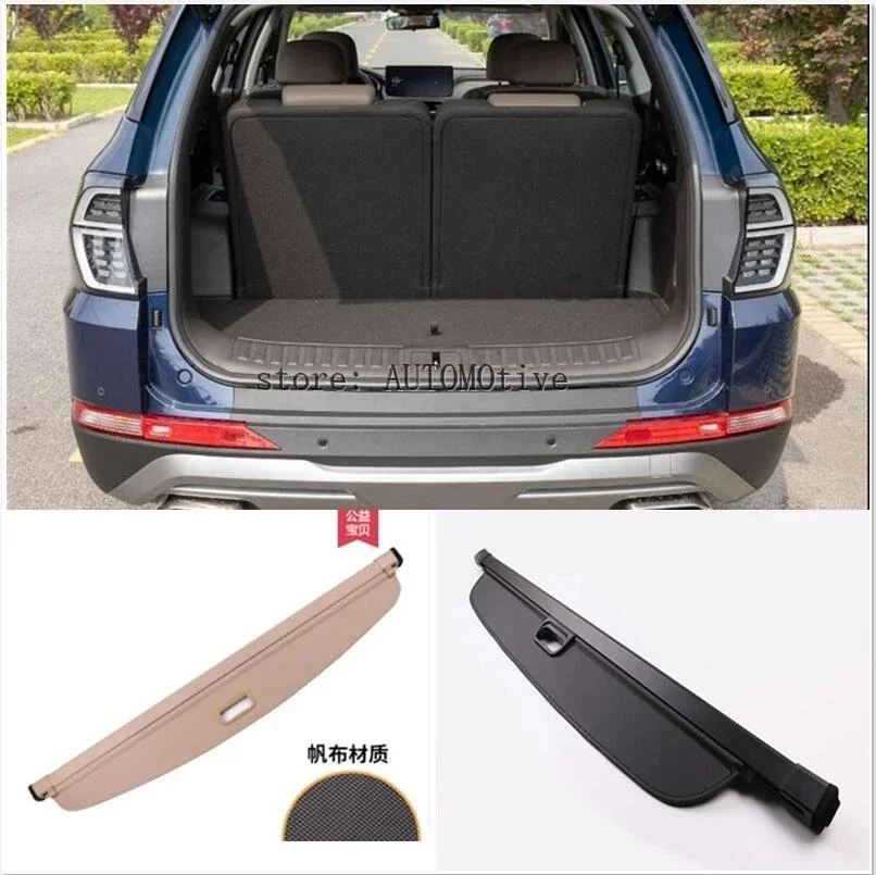 

2019 2020 2021 2022 2023 For HYUNDAI Santa Fe ix45 Rear Cargo privacy Cover Trunk Screen Security Shield shade (Black, beige)