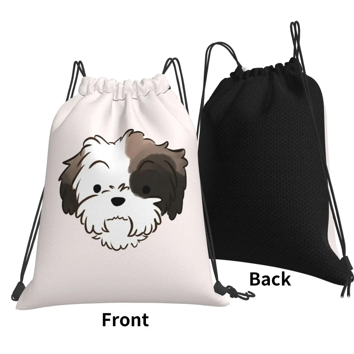 Shih Tzu Dog Backpacks Multi-function Drawstring Bags Sports Bag Book Bags for Man Woman Students