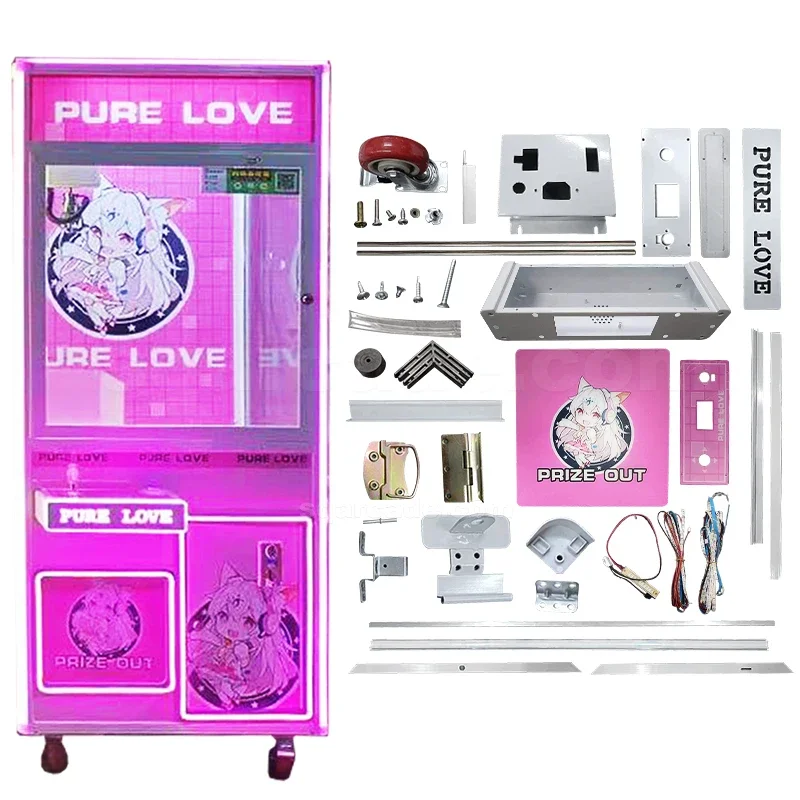 

Kids Prize Dolls Claw Game Machines Claw Game Machine Wooden Cabinet Hardware Frame Accessories For Claw Machine Kit