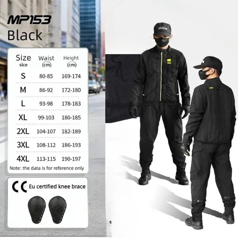 

LS2 MP153 Motorcycle Pants Men Protective Riding Clothing Waterproof and Fall Resistant Moto racing Pants CE Protective Gear