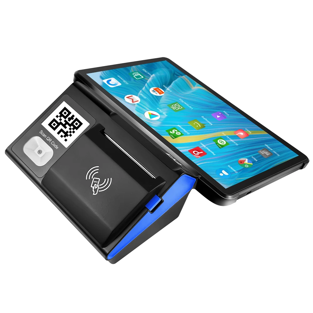 FYJ F1-T1 11 "أندرويد 13 طلب الدفع شاشة تعمل باللمس سطح المكتب Pos بطاقة آلة الدفع Pos اللوحي برنامج الأعمال مطعم Pos #1