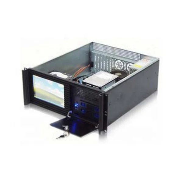 

4U LCD Compact Server Case, Rackmount Chassis, Industrial PC Case EKI-N475LT