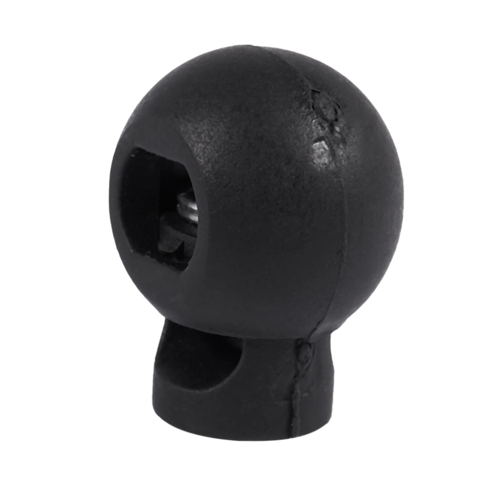 

ELOS-1000 Piece Cord Stopper DIY Black Plastic Connector Cord Lock Stopper Switch Cover