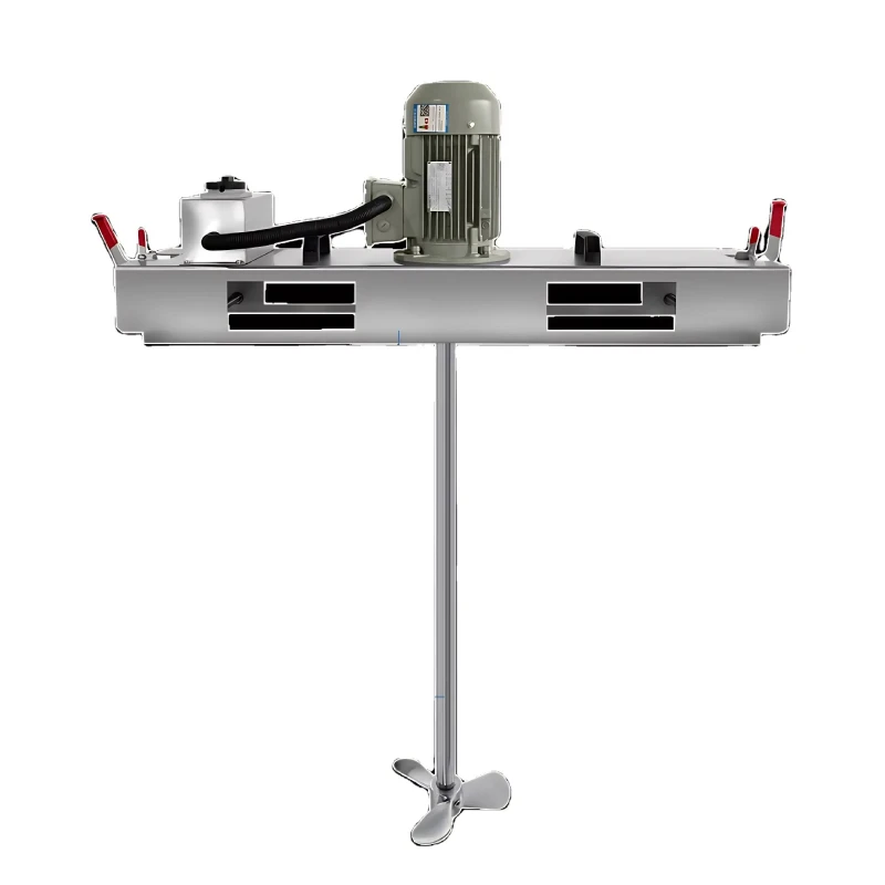 

2.2kw Electric Mixer with 304 Stirring Rod IBC Ton Barrel Mixing Equipment 1400RPM Maximum Processing Viscosity 800cps