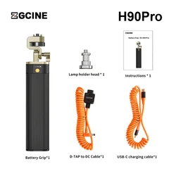 ZGCINE H90Pro Power Supply Handle Battery Grip 6400mAh 14.8V 95Wh For Photography Light