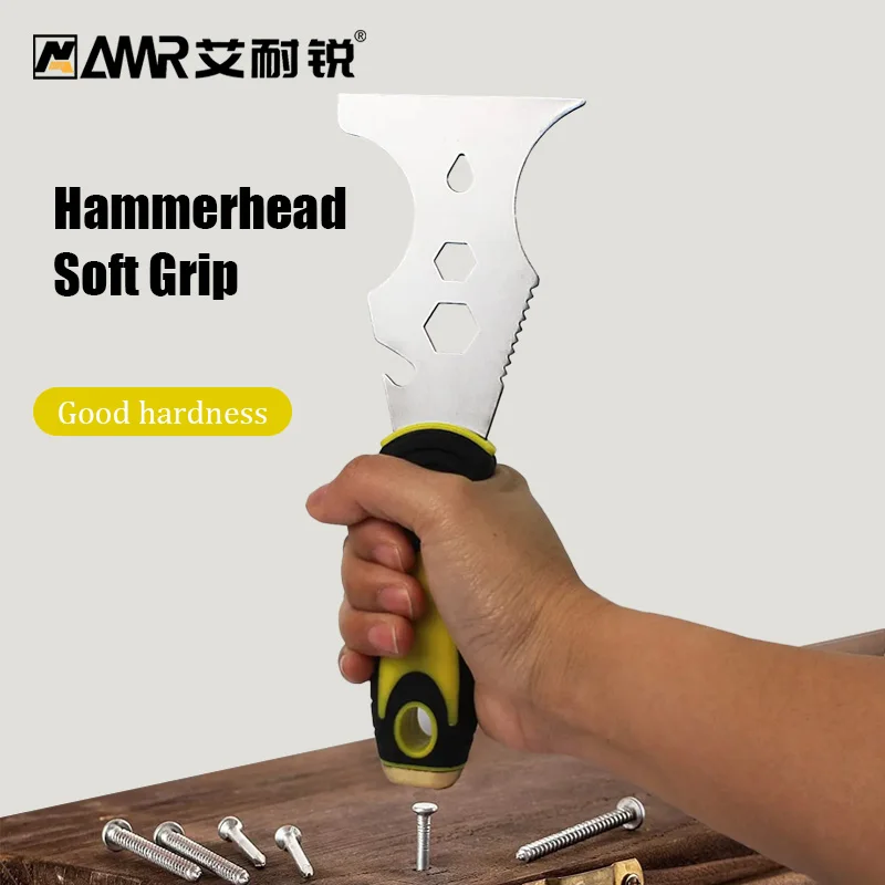 15 in 1 Multi Use Putty Knife Stainless Steel Paint Scraper Removal Construction Tool for Wallpaper Can Opener Home DIY