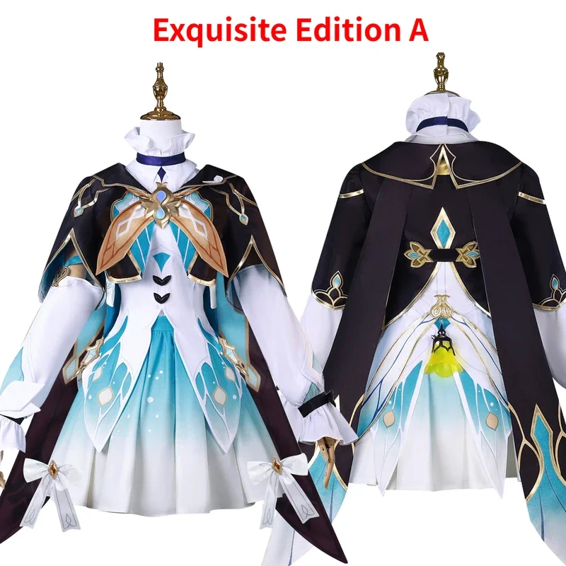 Firefly Cosplay Costume Honkai Star Rail Game Carnival Uniform Wig Shoes Halloween Costumes Dresses Outfits Fluorescence Mujer
