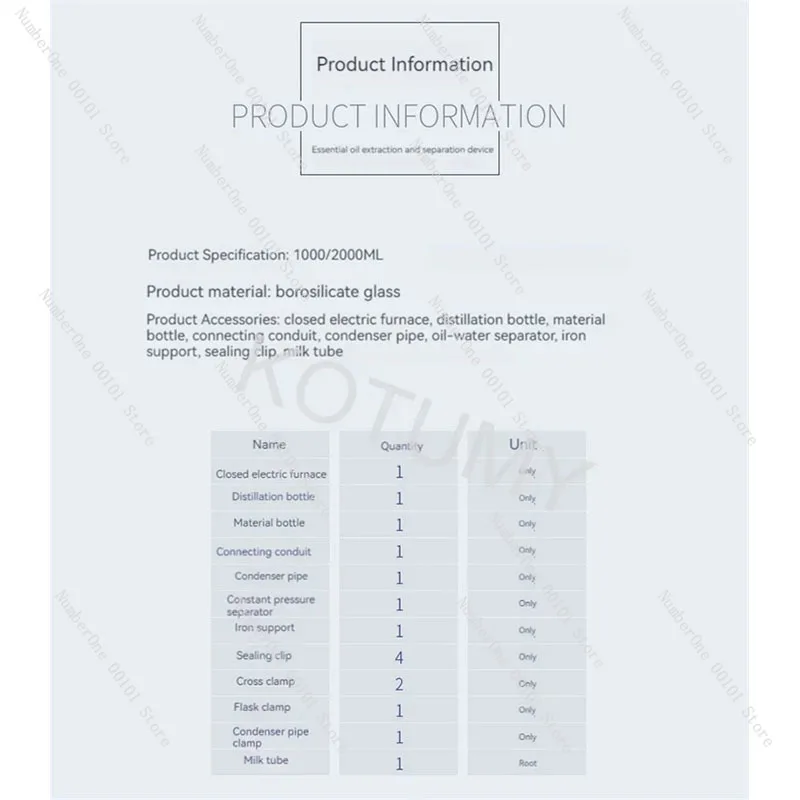 500/1000/2000ml Essential Oil Extraction And Separation Device, Distillation Equipment, Water Distillation Machine