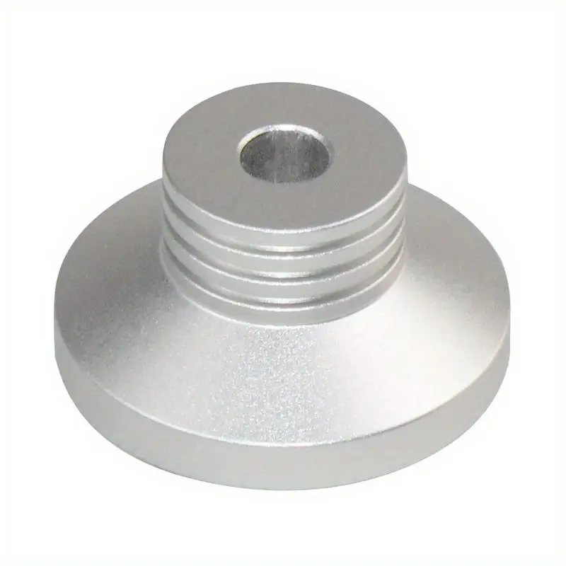 1pc Turntable Adapter Aluminum Record Turntable Phonograph Vinyl Center Fit for 33 45 RPM