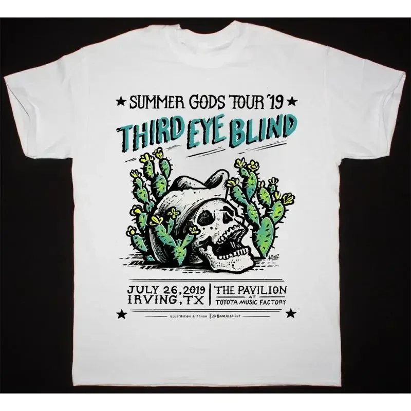 Rare Third Eye Blind Summer Gods Tour 2019 Fan White All Size T Shirt