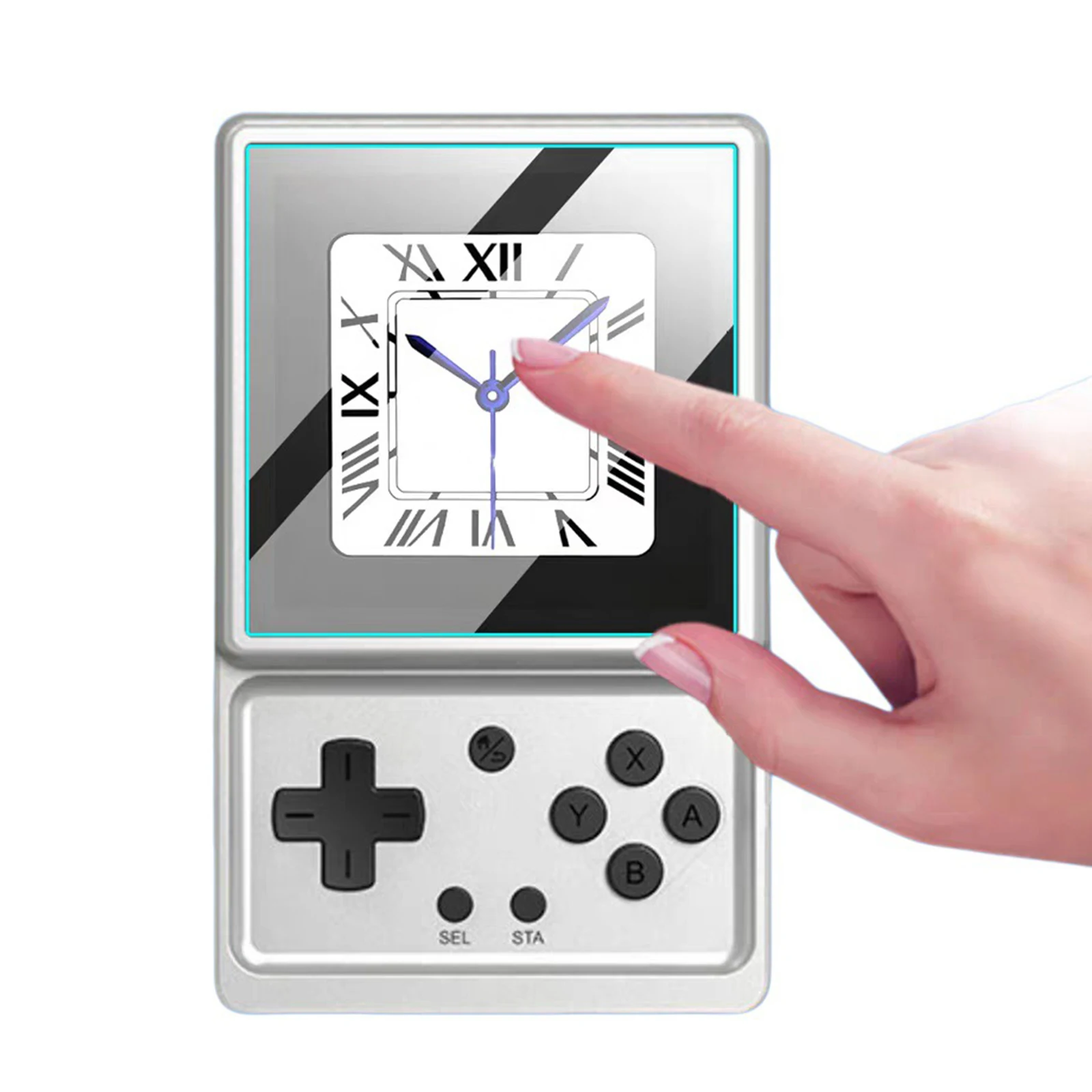 2 Pack Screen Protector for RG Rotate Handheld Game Console HD Clear Screen Guard HD Scratchproof Film High-Clarity
