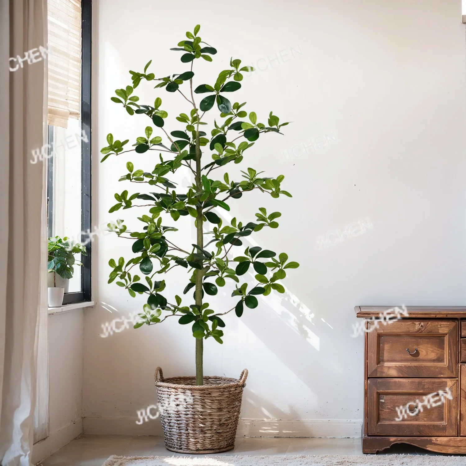 

Искусственное растение HS: имитация черного оливы, крупное напольное украшение для интерьера