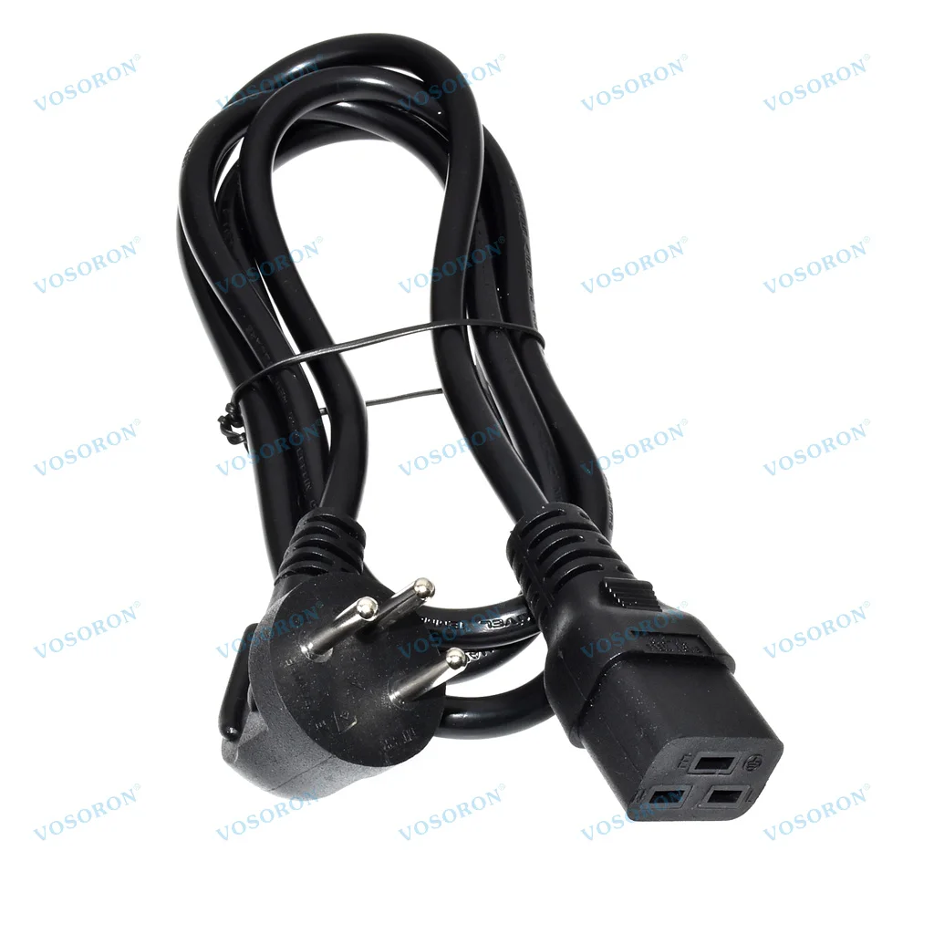 Israel SI-32 3 pin Plug to IEC C19 Female PDU UPS Power Cables ISRAEL Power Supply Cord For PC Computer Monitor Printer TV 180cm
