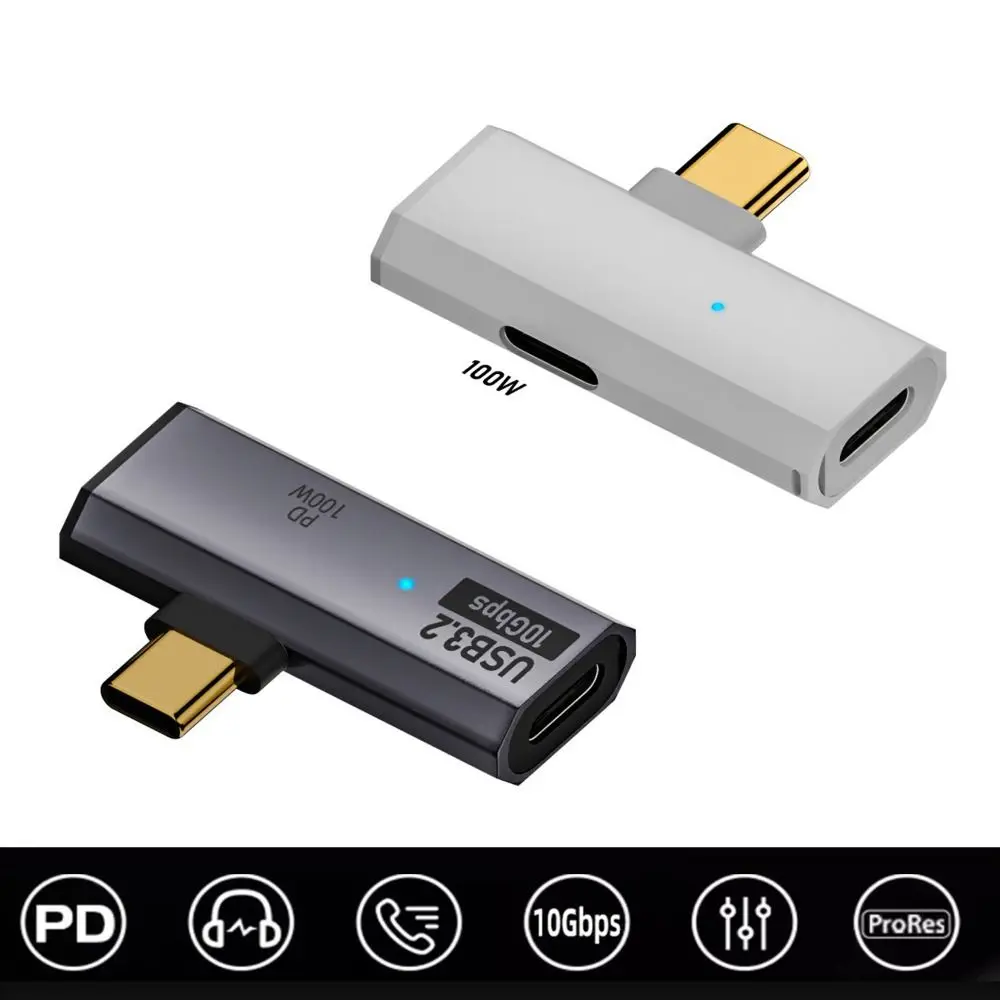 PD 100W 2 in 1 OTG Splitter 10Gbps Data Transmission Type-C Charging Converter Laptop 20V 5A USB-C to USB 3.2 Adapter