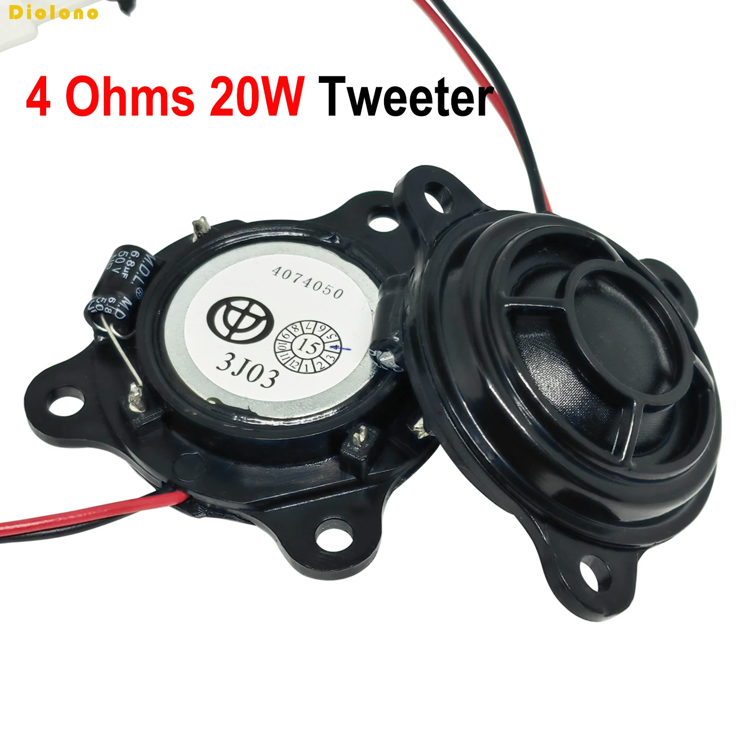 

2pcs 4 Ohm 20W Car Tweeters Speakers Driver Hifi Audio High Frequency Loudspeaker For DIY Car Audio Modification