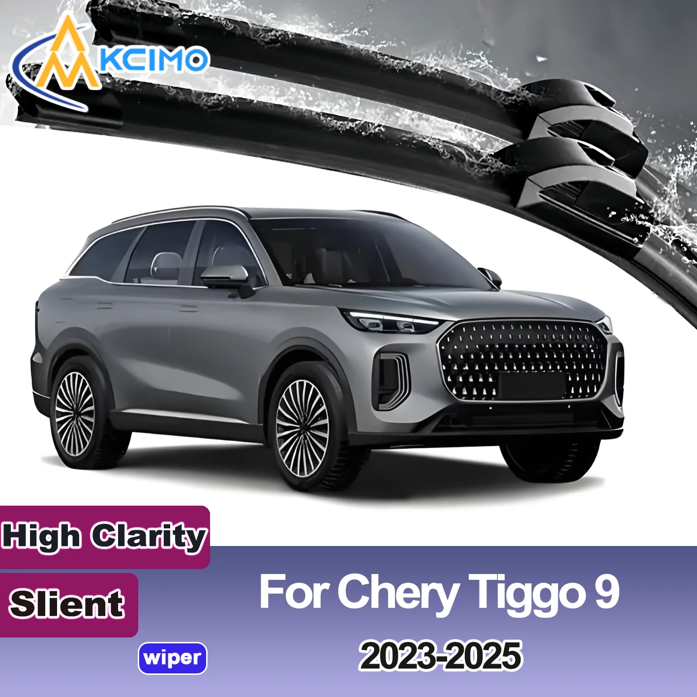 

2PCS New Front Windshield Wiper Blade for Chery Chery Tiggo 9 2023-2025 Front Windshield Auto Wipers Blade Accessories 2025 2024