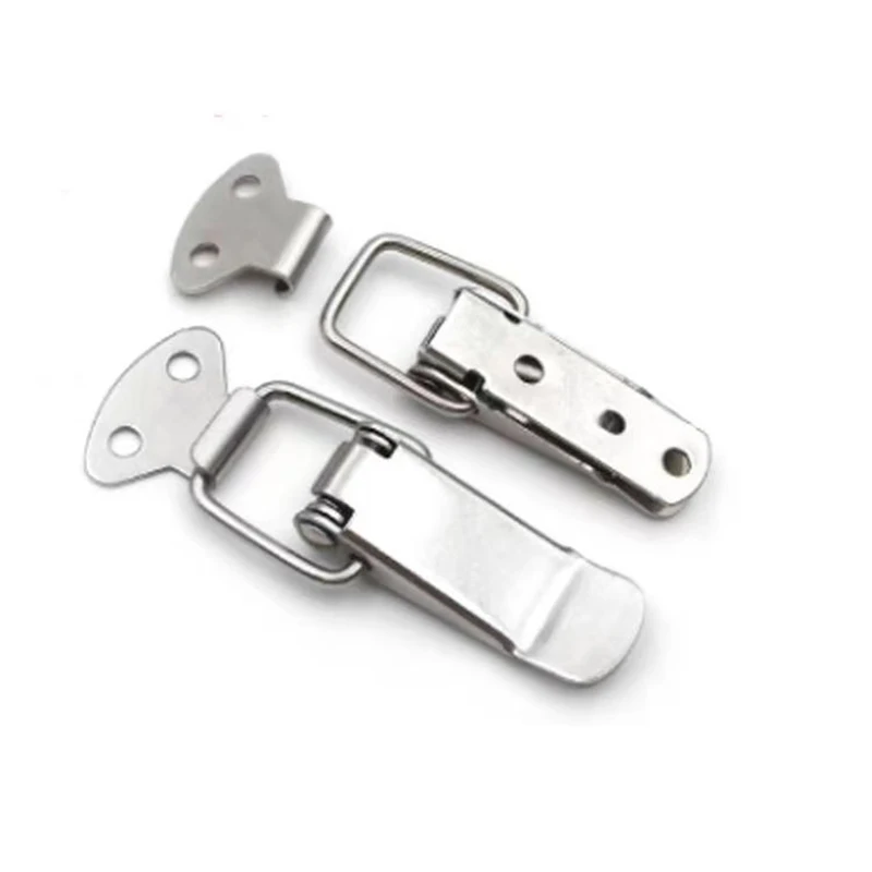 مشبك صندوق من الفولاذ المقاوم للصدأ ، مشبك قفل للأمتعة مضاد للسرقة ، إبزيم صندوق أدوات منقار البط