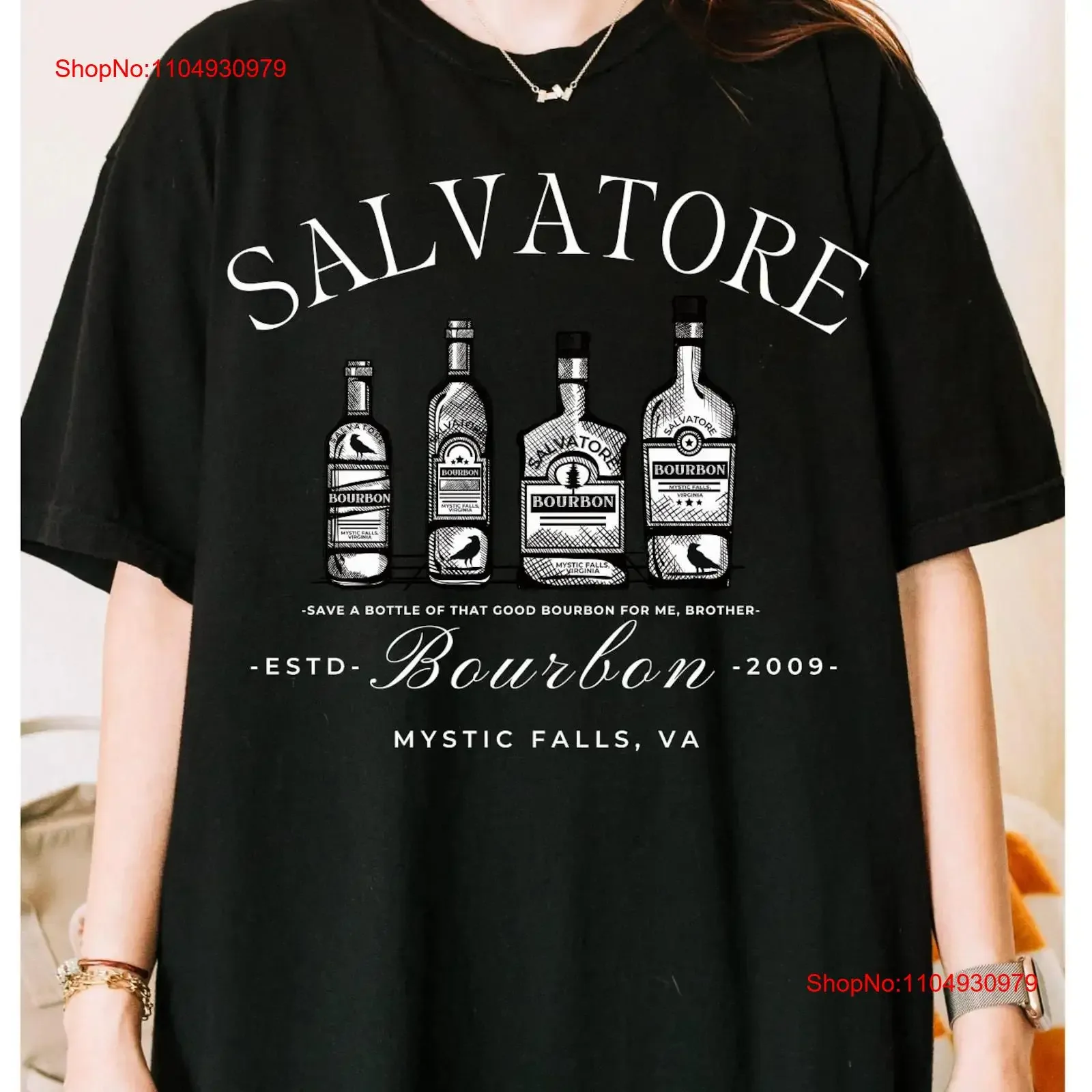 

The Vampire Diaries T Shirt vintage Washed Slightly Top For Everyday Wear designer clothes Stylish Casual Soft graphic